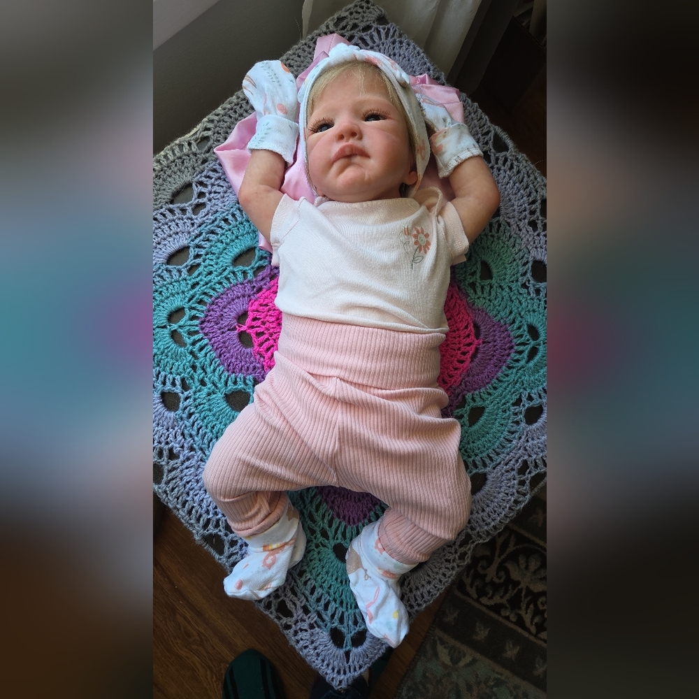 Reborn Baby Art Doll- August Awake Limited Edtion One Of A Kind With COA